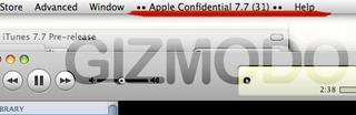 Illustration for article titled iPhone 2.0 Video Walkthrough and iTunes 7.7 Confidential Screenshots
